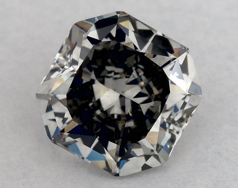  0.86 Carat Gray SI1  square radiant diamond